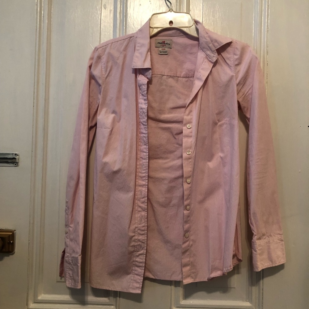 Light pink button up shirt JCREW